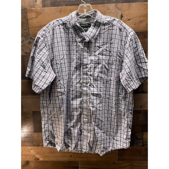 Eddie Bauer Men's Classic Fit Short Sleeve Button Up Size‎ X-Large - Picture 1 of 3